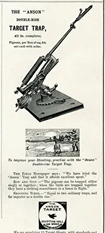 Advert, Anson Double-Rise Target Trap Advert, Anson Double-Rise Target Trap