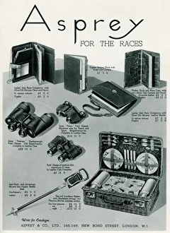 Advert for Asprey for the races 1937 Advert for Asprey for the races 1937