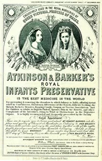 Dresses Gallery: Advert, Atkinson & Barkers Royal Infants Preservative
