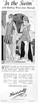 Advert for Bathing Wear from Harrods, London, 1926 Advert for Bathing Wear from Harrods, London, 1926