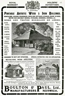 Advert for Boulton & Paul, Ltd, conservatories 1905 Advert for Boulton & Paul, Ltd, conservatories 1905