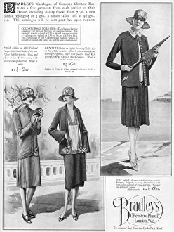 Advert for Bradleys Summer Clothes Catalogue, London, 1926 Advert for Bradleys Summer Clothes Catalogue, London, 1926