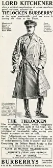 Advertisement for the Burberry Tielocken trench coat, as endorsed Advertisement for the Burberry Tielocken trench coat, as endorsed