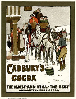 Advert for Cadbury's Cocoa drink 1900 Advert for Cadbury's Cocoa drink 1900