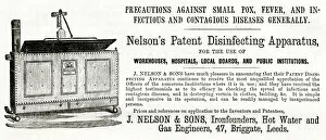 Heated Collection: Advertisement for clothing and bedding disinfector