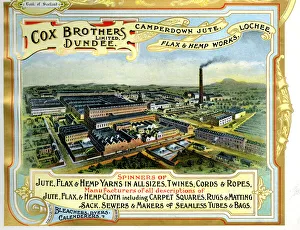 Advert, Cox Brothers Limited, Lochee, Scotland Advert, Cox Brothers Limited, Lochee, Scotland