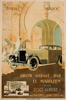 Rabat Gallery: Advertisement for Dar El Maghzen Garage, Rabat, Morocco