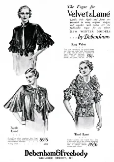 Advert for Debenham & Freebody womens clothing 1934 Advert for Debenham & Freebody Advert for Debenham & Freebody womens clothing 1934 Advert for Debenham & Freebody