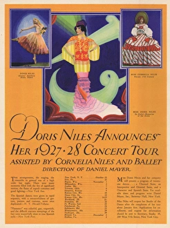 Advert for Doris Niles 1927-1928 Concert Tour (1927) Advert for Doris Niles 1927-1928 Concert Tour (1927)
