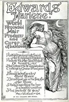 Advert, Edwards Harlene, hair product Advert, Edwards Harlene, hair product