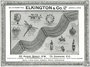 Advert for Elkington & Co Edwardian jewellery 1901 Advert for Elkington & Co Edwardian jewellery 1901