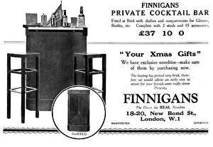 Advert for Finnigans, New Bond Street, London, W1 Advert for Finnigans, New Bond Street, London, W1