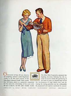 Advert, Fisher Body Craftsman's Guild and Corporation Advert, Fisher Body Craftsman's Guild and Corporation