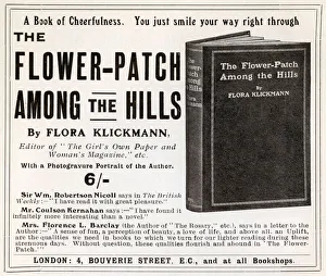 Advert for The Flower-Patch Among the Hills, Flora Klickmann Advert for The Flower-Patch Among the Hills, Flora Klickmann