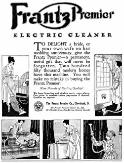 Chore Gallery: Advert for Frantz Premier Electric Cleaner