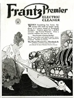 Advert for Frantz Premier Electric Vacuum Cleaner 1917 Advert for Frantz Premier Electric Vacuum Cleaner 1917