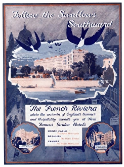 Advertisement for the French Riviera Advertisement for the French Riviera