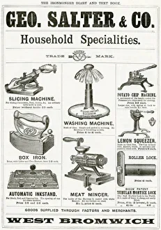 Chip Gallery: Advert for Geo. Salter & Co. household items Advert for Geo. Salter & Co