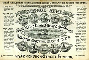 Advertisement, George Kent Athletic Clothing Advertisement, George Kent Athletic Clothing