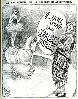 Advert for Geraudel's Pastilles, cough sweets Advert for Geraudel's Pastilles, cough sweets