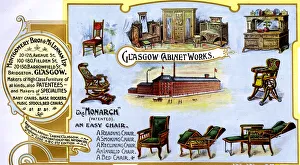 Advert, Glasgow Cabinet Works, Glasgow, Scotland Advert, Glasgow Cabinet Works, Glasgow, Scotland