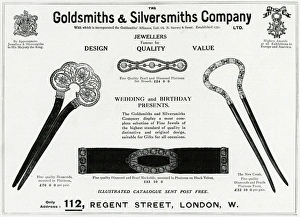 Advert for Goldsmiths & Silversmiths accessories 1914 Advert for Goldsmiths & Silversmiths accessories 1914