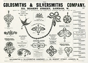 Advert for Goldsmiths & Silversmiths jewellery 1901 Advert for Goldsmiths & Silversmiths jewellery 1901