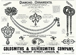Advert for Goldsmiths & Silversmiths jewellery 1902 Advert for Goldsmiths & Silversmiths jewellery 1902