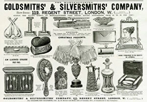 Selection Gallery: Advert for Goldsmiths & Silversmiths Victorian items 1896