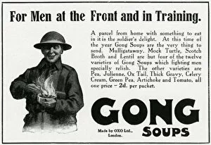 Gravy Collection: Advert for Gong soup 1916