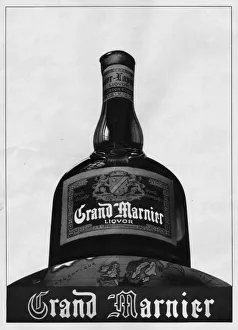 Advert for Grand Marnier liquer, 1938, Paris Advert for Grand Marnier liquer, 1938, Paris
