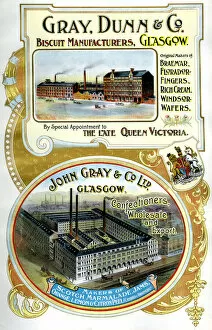 Advert, Gray, Dunn & Co, Glasgow, Scotland