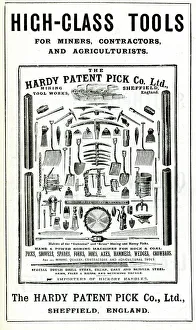 Advert, Hardy's High-Class Tools, Sheffield Advert, Hardy's High-Class Tools, Sheffield