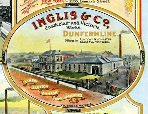 Advert, Inglis & Co, Linen and Cotton, Dunfermline Advert, Inglis & Co, Linen and Cotton, Dunfermline