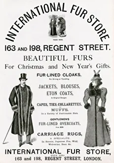 Advert for International Fur Store 1897 Advert for International Fur Store 1897