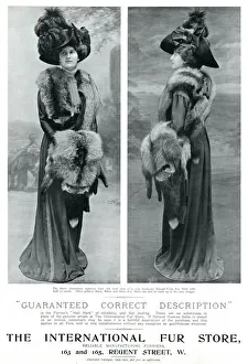 Advert for International Fur Store 1909 Advert for International Fur Store 1909