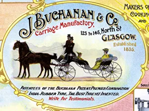 Advert, J Buchanan & Co, Carriage Makers, Glasgow Advert, J Buchanan & Co, Carriage Makers, Glasgow