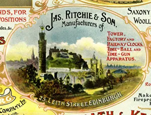 Advert, James Ritchie & Son, Edinburgh, Scotland Advert, James Ritchie & Son, Edinburgh, Scotland