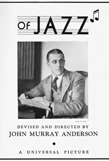 Musicals Gallery: Advert for Johm Murray Anderson who devised