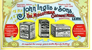 Advert, John Inglis & Sons, Leith, Scotland Advert, John Inglis & Sons, Leith, Scotland