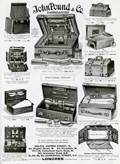 Images Dated 1st August 2015: Advert for John Pound & Co cases 1913