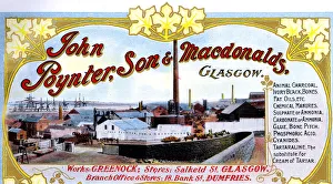 Advert, John Poynter, Son & Macdonalds, Glasgow Advert, John Poynter, Son & Macdonalds, Glasgow