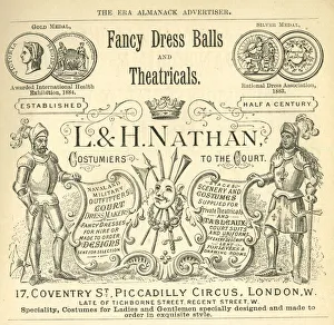 Advert, L & H Nathan, Fancy Dress Costume Advert, L & H Nathan, Fancy Dress Costume