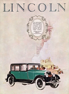Jazz Age Club Gallery: Advert for Lincoln Motor Company, 1926