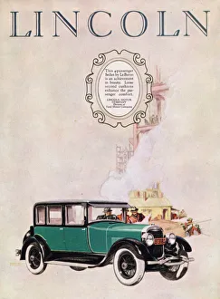 Advert for Lincoln Motor Company, 1926 Advert for Lincoln Motor Company, 1926