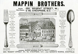 Cheapside Gallery: Advert for Mappin & Brothers cutlery 1891