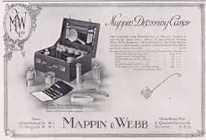 Advert for Mappin and Webb's dressing case, 1926 Advert for Mappin and Webb's dressing case, 1926