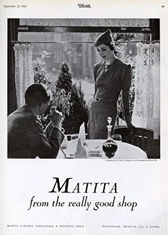 Advertisement for the Matita fashion label Advertisement for the Matita fashion label