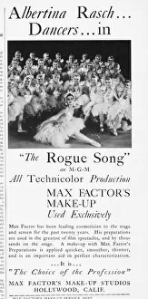 Advert for Max Factor's makeup featuring the Albertina Advert for Max Factor's makeup featuring the Albertina