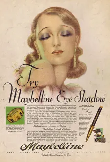 Advert for Maybelline Eye Shadow, 1930 Advert for Maybelline Eye Shadow, 1930